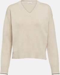 Brunello Cucinelli - Wool, Cashmere, And Silk Sweater - Lyst