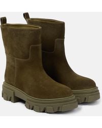 Gia Borghini - Ankle Boots Gia 23 Aus Veloursleder - Lyst