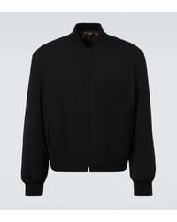The Row - Fenn Reversible Wool Bomber Jacket - Lyst