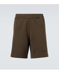 Givenchy - Stamp Cotton Bermuda Shorts - Lyst