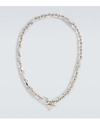 Prada Collar de cadena de plata - Metálico