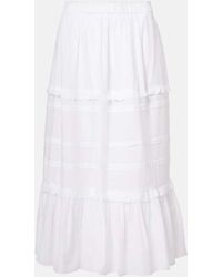 Isabel Marant - Falda Larga Diya De Mezcla De Algodon - Lyst