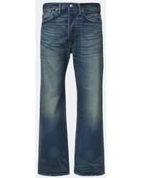 RRL - Faded Straight Jeans - Lyst