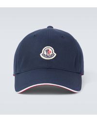 Moncler - Logo Cotton Baseball Cap - Lyst
