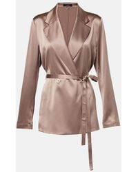 JOSEPH - Joubert Silk Satin Jacket - Lyst