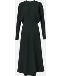 Victoria Beckham - Dolman Cady Midi Dress - Lyst