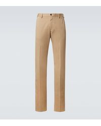Slowear - Cotton Straight Pants - Lyst