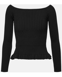Altuzarra - Kent Off-Shoulder Knitted Top - Lyst
