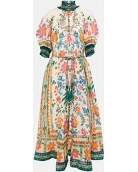 Zimmermann - Ginger Swing Floral-print Dress - Lyst