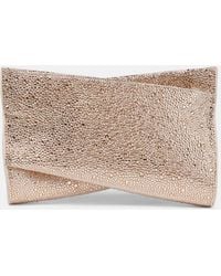 Christian Louboutin - Loubitwist Small Embellished Clutch - Lyst