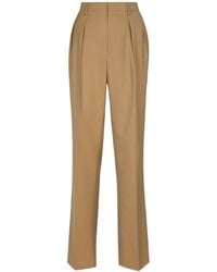 Etro High-rise Straight Pants - Natural
