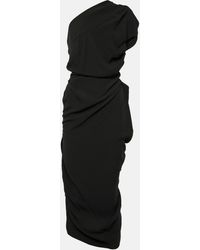 Vivienne Westwood - Andalouse Asymmetric-neck Woven Midi Dress - Lyst