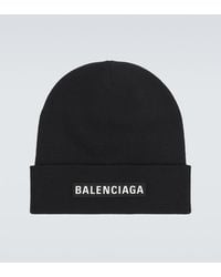 Balenciaga - Wool-Blend Beanie - Lyst