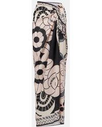 La DoubleJ - Printed Cotton Beach Cover-Up - Lyst