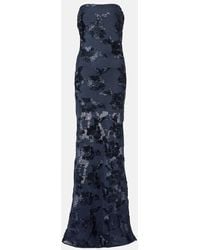 ROTATE BIRGER CHRISTENSEN - Robe Longue 3D En Resille - Lyst