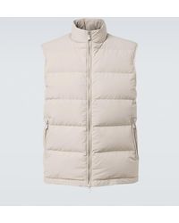 Eleventy - Wool-Blend Down Vest - Lyst