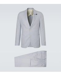 Lardini - Wool, Silk And Linen Suit - Lyst