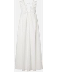 Faithfull the Brand - Juana Broiderie Anglaise Maxi Dress - Lyst