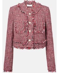 Safiyaa - Wool-Blend Tweed Jacket - Lyst