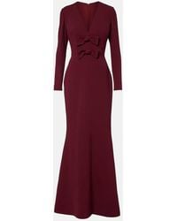 Elie Saab - Bow-Detail Cady Gown - Lyst