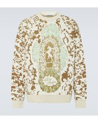Acne Studios - Jacquard Wool-blend Sweater - Lyst