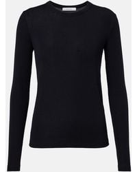 Max Mara - Ribbed-Knit T-Shirt - Lyst