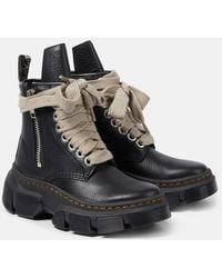 Rick Owens - X Dr. Martens 1460 Dmxl Jumbo Lace Leather Boots - Lyst