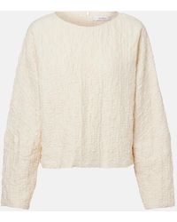 Max Mara - Pepaia Cotton-Blend Jersey Top - Lyst