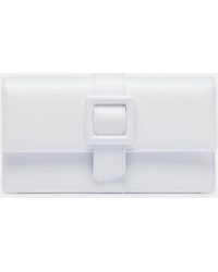 Manolo Blahnik - Maygot Leather Clutch - Lyst