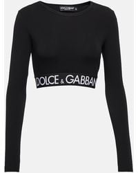 Dolce & Gabbana - T-Shirt M/Lunga Giro - Lyst