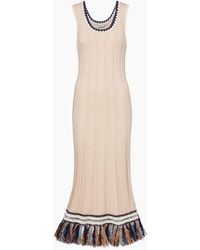 Jonathan Simkhai - Julianna Cotton And Cashmere Midi Dress - Lyst