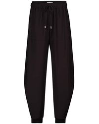 Chloé - High-rise Tapered Pants - Lyst