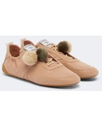 Chloé - Kick Suede Sneakers - Lyst