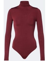Wolford - Colorado Turtleneck Jersey Bodysuit - Lyst