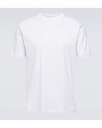 Burberry - Camiseta en jersey de algodon bordado - Lyst