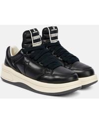 Rick Owens - X Converse Turbowpn Leather Sneakers - Lyst