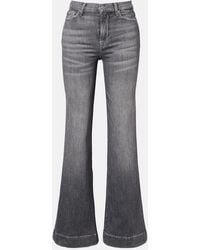 7 For All Mankind - Modern Dojo High-Rise Flared Jeans - Lyst