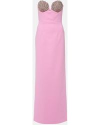 Rebecca Vallance - Cordelia Embellished Strapless Gown - Lyst