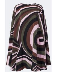 PUCCI - Iride Crepe De Chine Silk Kaftan - Lyst
