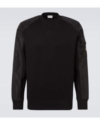 Moncler - Sweatshirt Aus Einem Baumwollgemisch - Lyst