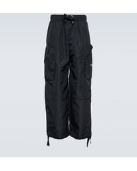 Versace - Technical Wide-Leg Cargo Pants - Lyst