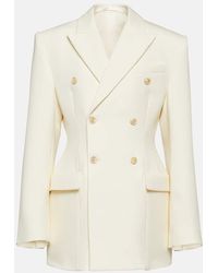 Wardrobe NYC - Contour Double-breasted Wool Blazer - Lyst