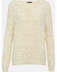 Loro Piana - Arequipa Silk And Cotton Sweater - Lyst
