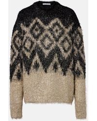 Acne Studios - Pullover Con Lame - Lyst