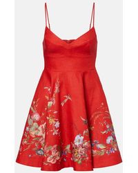 Zimmermann - Short Dresses - Lyst