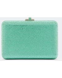Judith Leiber - Slim Slide Embellished Clutch - Lyst