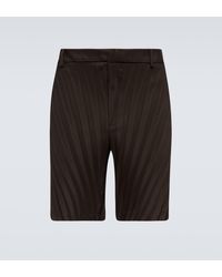 Valentino - Pleated Bermuda Shorts - Lyst