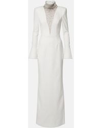 Rebecca Vallance - Bridal Melva Embellished Crepe Gown - Lyst