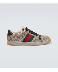 Gucci Sneakers Screener in canvas GG - Marrone