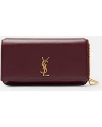 Saint Laurent - Borsa Porta Cellulare Cassandre - Lyst